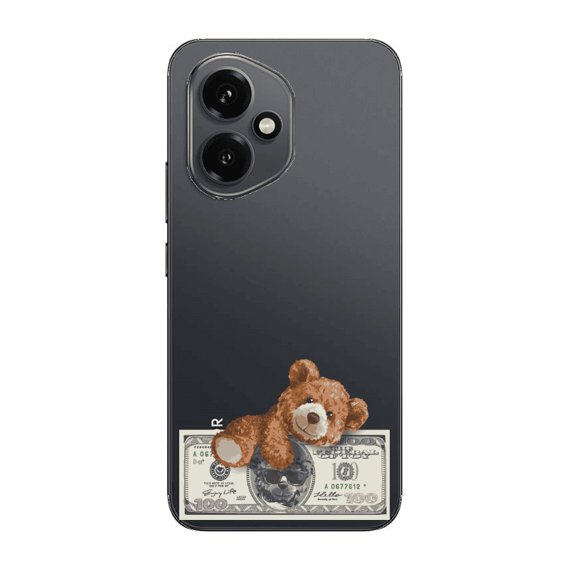 Honor Magic 400 Money Style Transparent Silicone TPU Θήκη